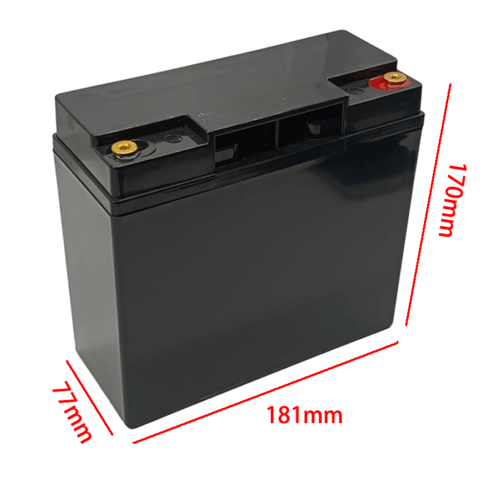 12V 17AH Empty box Black size