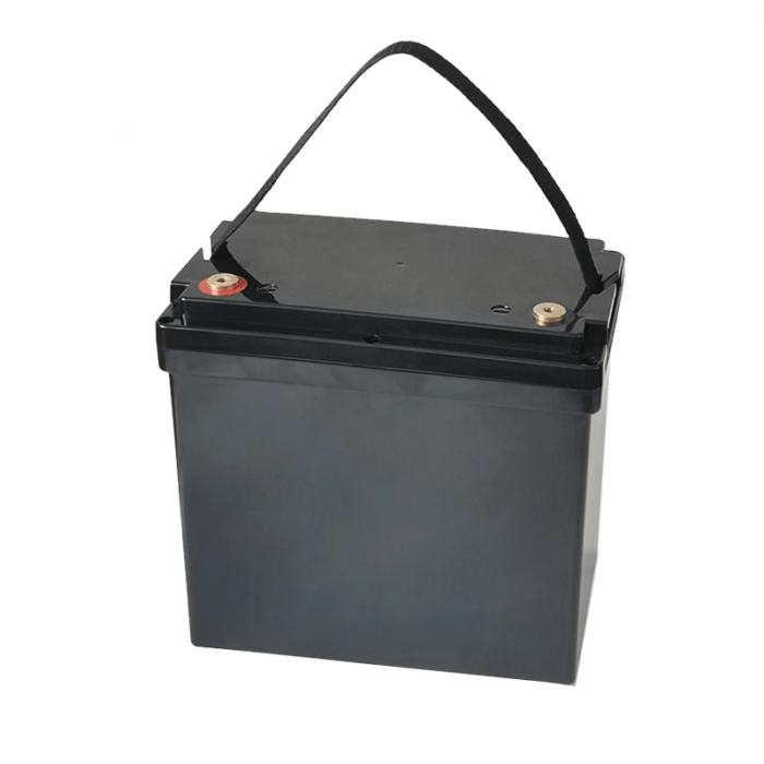 12V 55AH battery box with handle