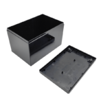 Empty 12V 12AH battery box black cover