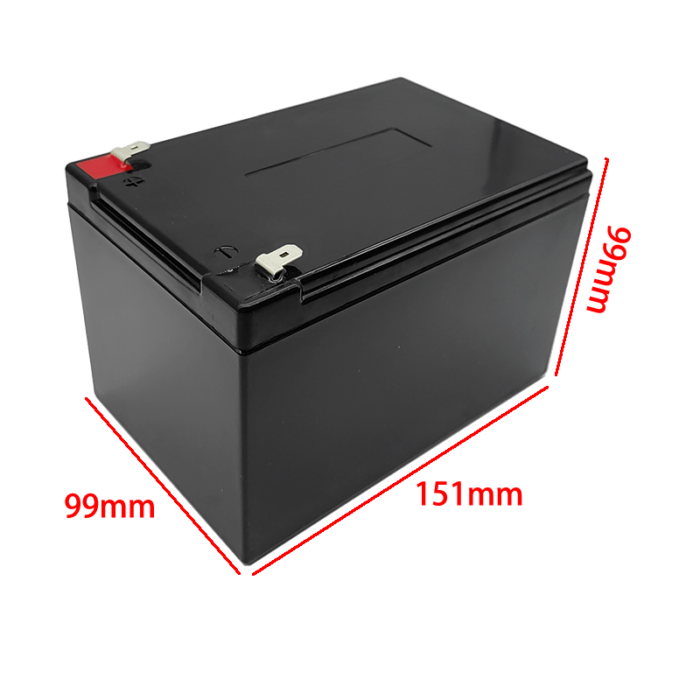 Empty 12V 12AH battery box black size