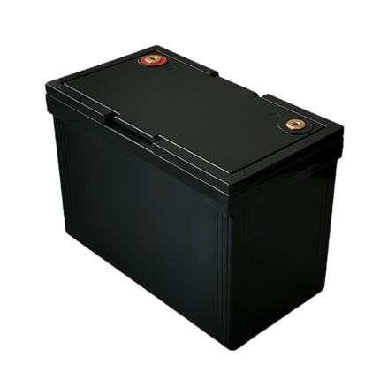 12V 90AH battery box with handle sideview