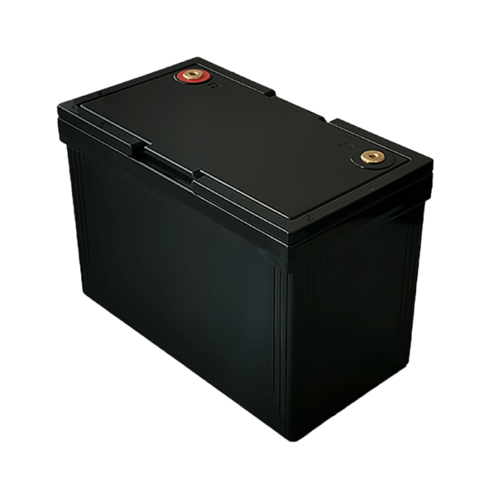 12V 90AH battery box with handle sideview