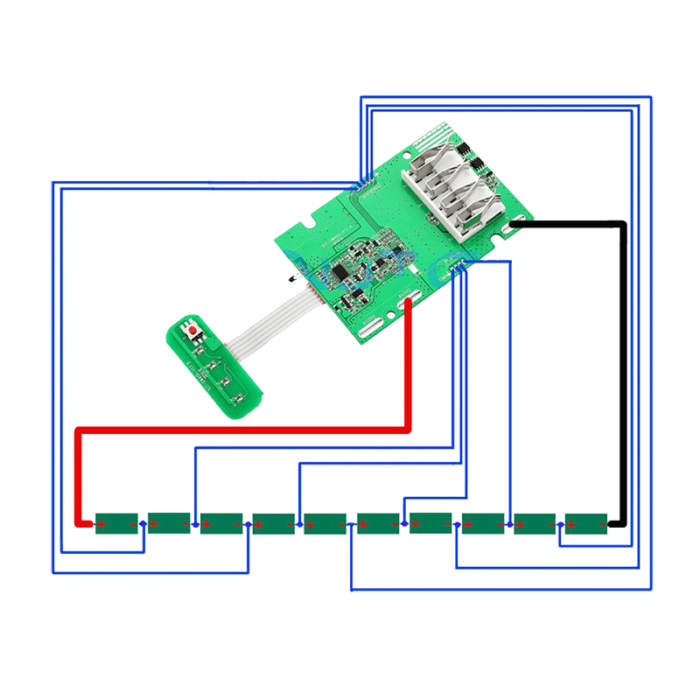 BMS Connection Greenworks 40V battery box