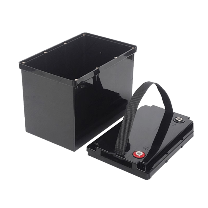 12V 70AH battery box open