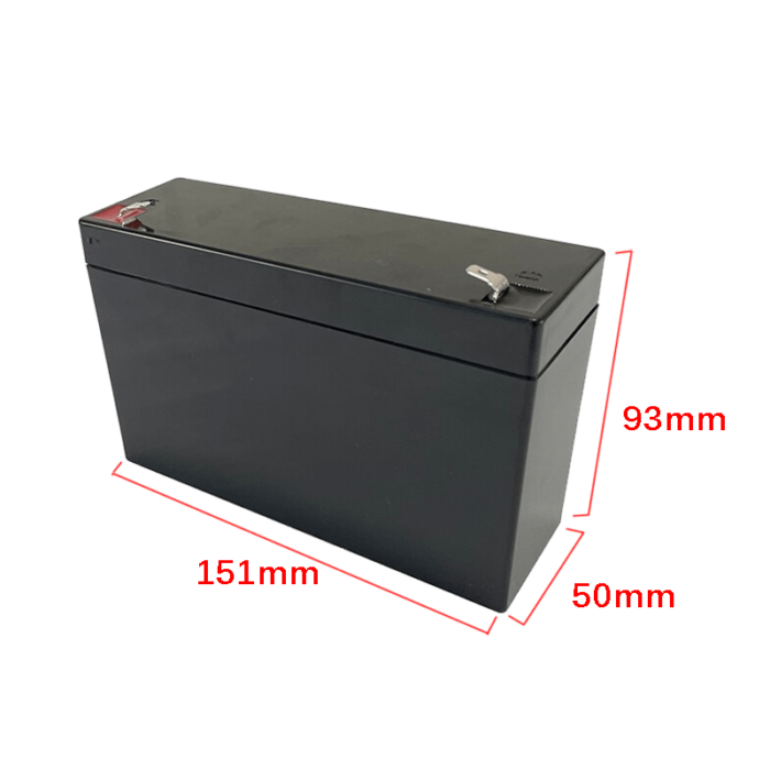 6V 10AH battery box outer size