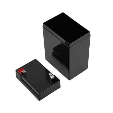 6V 4AH battery box empty black cover