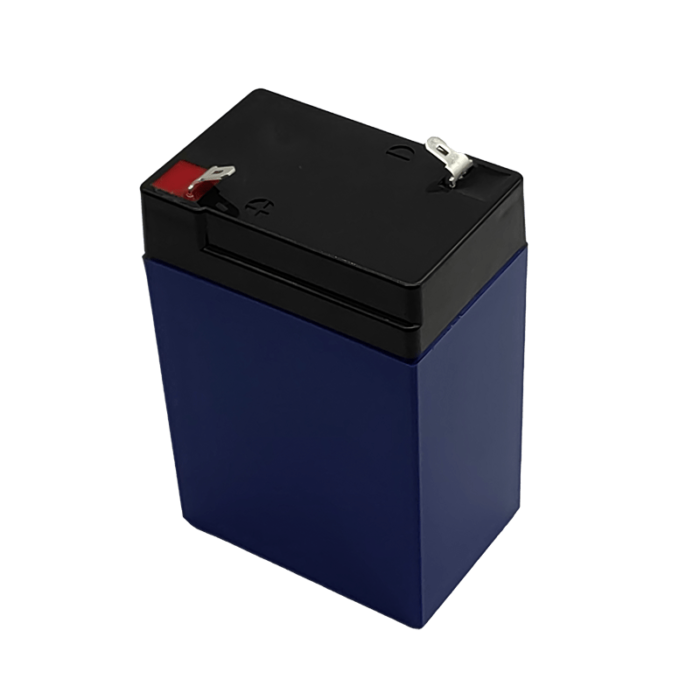 6V 4AH battery box empty blue blue