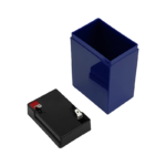 6V 4AH battery box empty blue cover