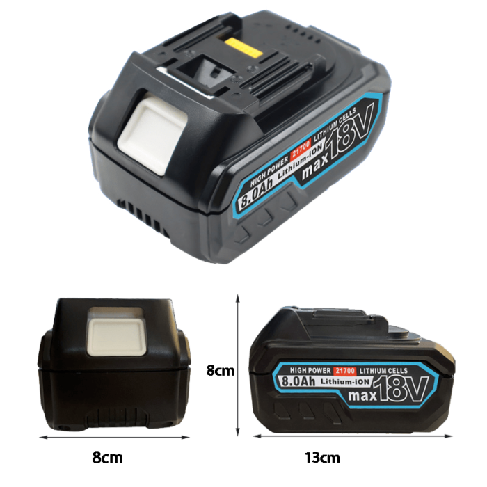 BL1830 Makita battery box 21700 10PCS SIZE