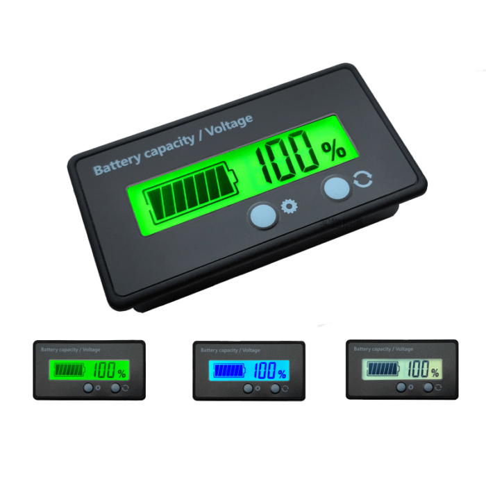 battery power indicator 3 colors