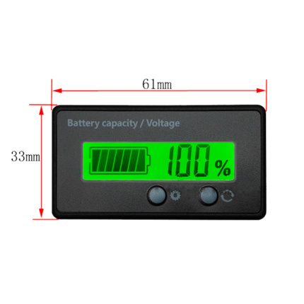 battery power indicator size