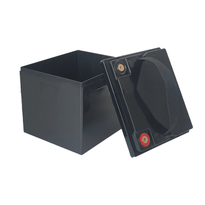 12V 38AH battery box open