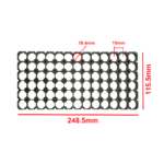 18650 battery holder 13x6 size