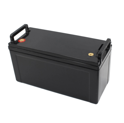 12V 120AH empty battery box black