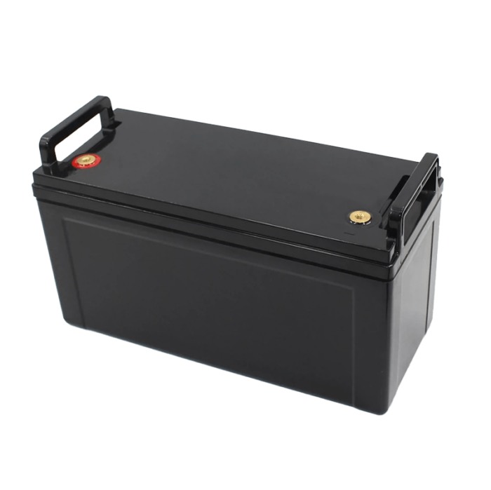 12V 120AH empty battery box black