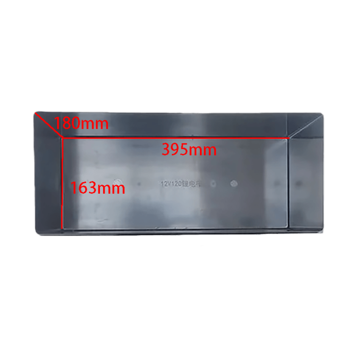 12V120AH battery box inner sizes