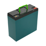 12V 20AH battery box empty with handle blue