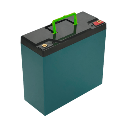 12V 20AH battery box empty with handle blue