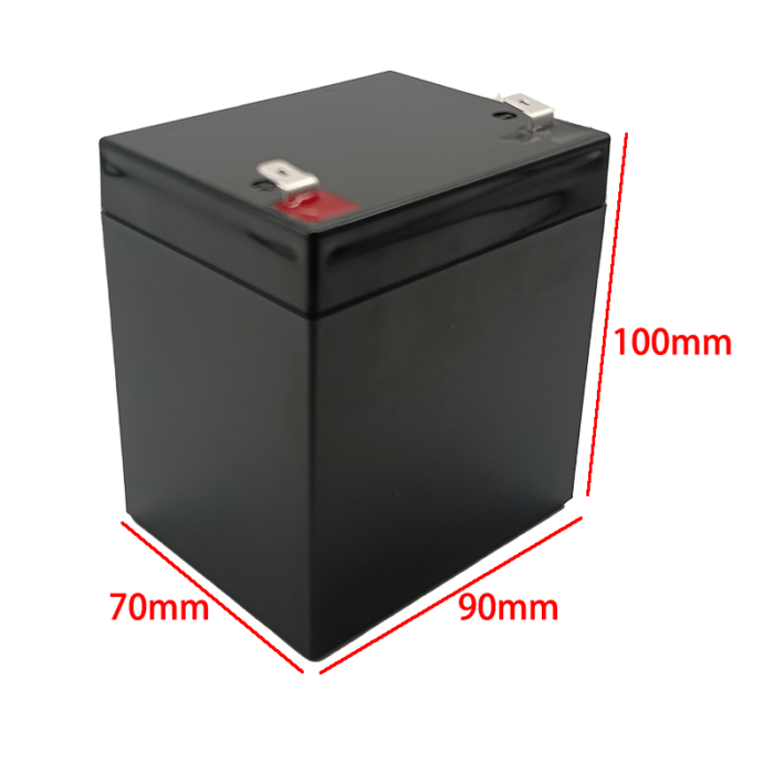 12V 4AH empty Battery Box black color size