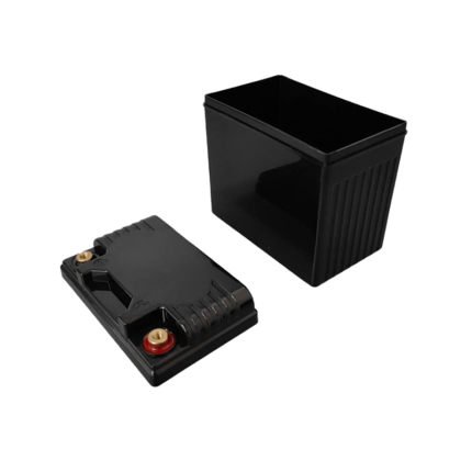 YT5X Empty battery box open for motorcycle starter battery