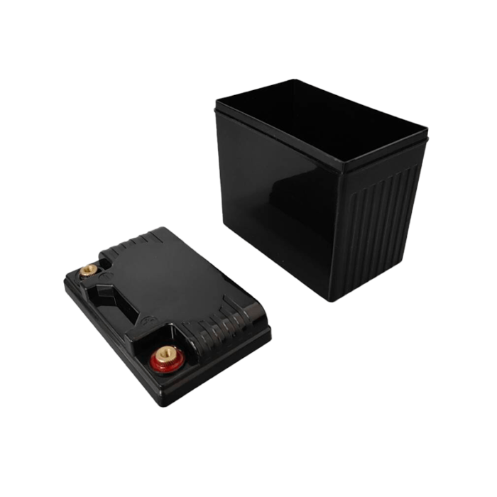 YT5X Empty battery box open for motorcycle starter battery
