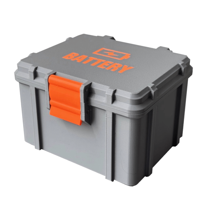 18650 Lithium Battery Cells Storage box gray