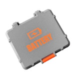 Lithium Battery Cells Storage box gray top