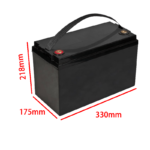 12V 100Ah basic type Battery Case size