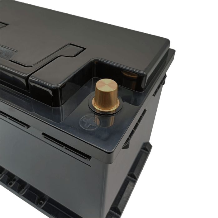 Car starter battery 52172 empty battery box positive