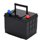 55D23 empty box for automobile starter black