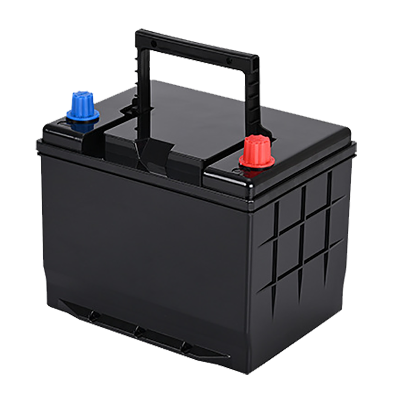 55D23 empty box for automobile starter black