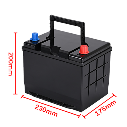 55D23 empty box for automobile starter size